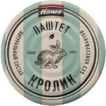 Паштет Hame из мяса кролика 100 гр., ж/б