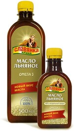 Льняное масло “Славянка Арина” 0,5л