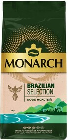 Кофе молотый Jacobs Monarch Brazilian Selection натуральный жареный 230г