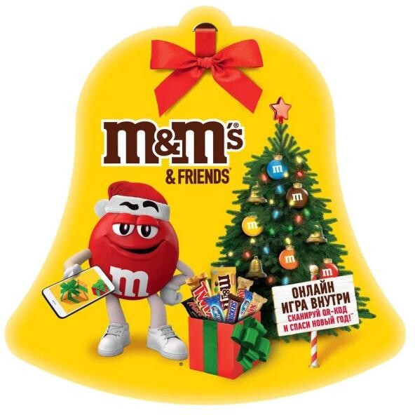 Новогодний подарок M&M's & Friends 168г