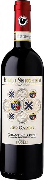 Вино Ser Gardo Tenuta I Colli Chianti Classico DOCG Bindi Sergardi, 0.75 л