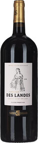 Вино Chateau des Landes Cuvee Prestige Lussac Saint-Emilion AOC Vignobles Lassagne, 1.5 л