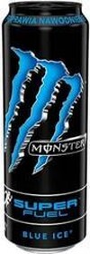Энергетический напиток Monster Super Fuel Blue Ice 500 мл., ж/б
