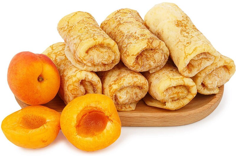 Блинчики Алидан Домашние с абрикосом 3 кг., картон