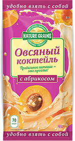 Коктейль овсяный с абрикосом 25г   Цена за упаковку – 10 шт.