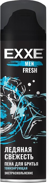 Гель для бритья EXXE MEN Тонизирующий FRESH, 200 мл., баллон