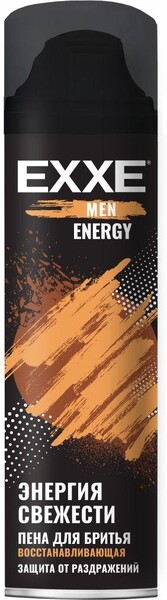 Гель для бритья EXXE MEN Восстанавливающий ENERGY, 200 мл., баллон