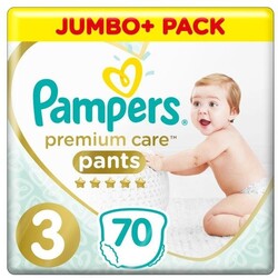 Подгузники-трусики Pampers Premium Care Pants Midi 3 (6-11 кг, 70 штук)