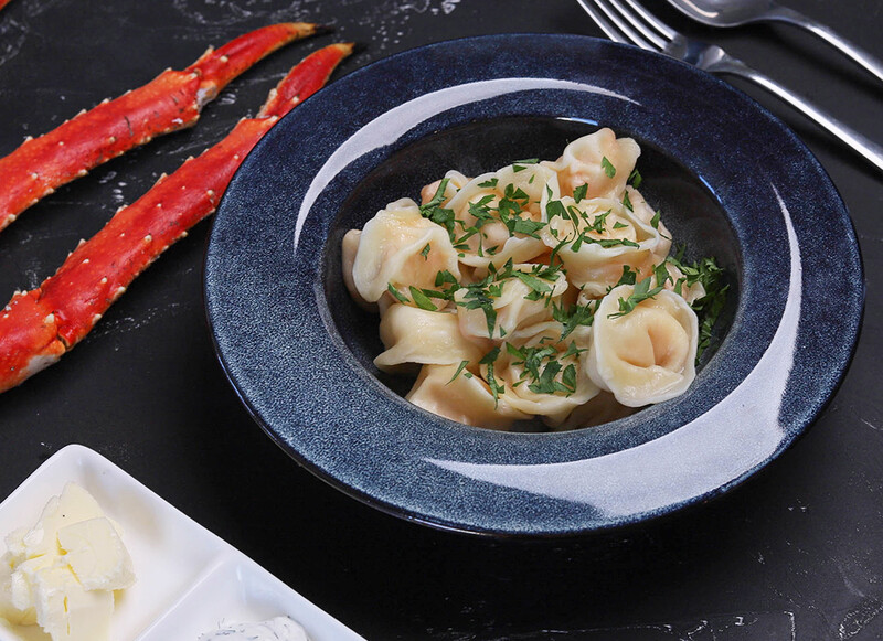 Пельмени Gorchakov Group с камчатским крабом замороженные 350 г