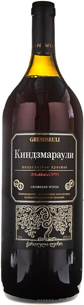 Вино красное полусладкое «Gremiseuli Алазанская Долина», 1.5 л