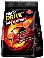 Карамель Красный октябрь Mega Drive Tab Energy, 150 г