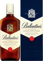 Виски шотландский «Ballantine's Finest» в подарочной упаковке, 0.75 л