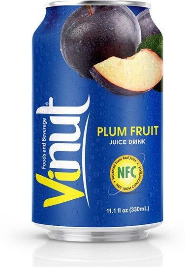Сок Vinut 100% Слива, 330 мл., ж/б