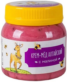 Крем-мёд Алтайвита Алтайский с малиной, 300 г