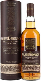 Виски шотландский «Glendronach Traditionally Peated» в тубе, 0.7 л