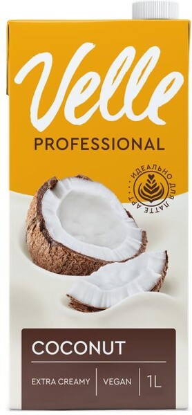 Молоко растительное Velle Professional Кокосовое, 1 л., тетра-пак