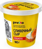 Сыр сливочный Робиола Pretto 65% БЗМЖ, 180 г
