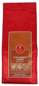 Чай Julius Meinl Клубничное суфле черный 250 гр., вакуум