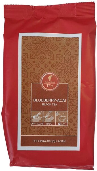Чай Julius Meinl черный со вкусом Черники 100 гр., вакуум