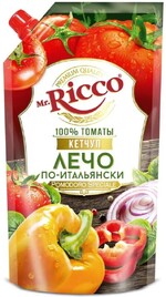 Кетчуп Mr.Ricco Лечо по-итальянски, 300 гр., флоу-пак