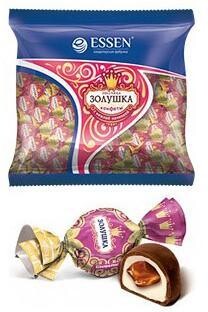 Конфеты глазированные Essen Золушка 500 гр., флоу-пак