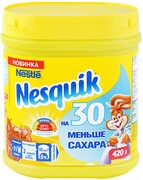 NESQUIK Какао-напиток быстрорастворимый, обогащенный для питания детей, банка 420 г