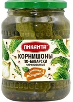 Корнишоны Пиканта По-баварски 700 гр., стекло