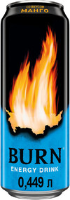 Напиток энергетический Бёрн Манго газированный 449мл