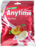 Карамель леденцовая Anytime со вкусом сливы и персика 74г