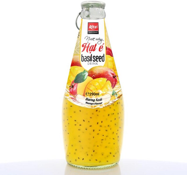 Напиток Vinut BASILSEED DRINK Mango Flavor Манго, 290 мл., стекло