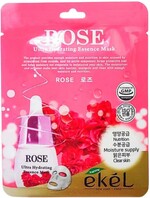 Маска для лица тканевая Ekel Ultra Hydranting с экстрактом розы, 25 г