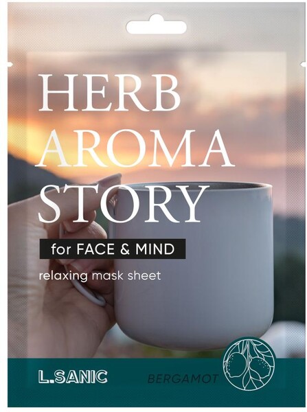 Маска для лица L.Sanic Herb Aroma Story бергамот, 25 мл