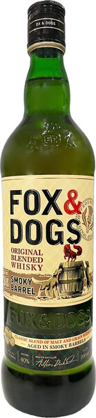 Виски «Fox and Dogs Smoky Barrel», 0.7 л