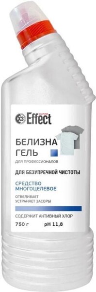 Отбеливатель Effect Super Белизна 750 гр., ПЭТ