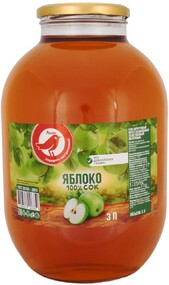 Сок яблочный АШАН Красная Птица, 3 л