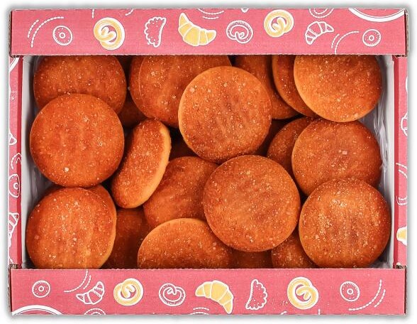 Печенье сдобное АШАН Красная птица со вкусом апельсина, 600 г