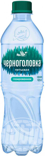Вода Черноголовка Вкусная газированная, 0,5 л