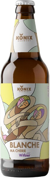 Напиток пивной Konix Brewery Blance ma cherie 4,5%, 0,45 л