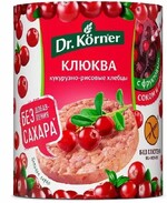 Хлебцы Dr.Korner кукурузно-рисовые с клюквой 90 гр., обертка