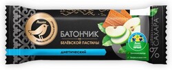 Батончик из белевской пастилы АШАН Золотая птица без сахара, 50 г