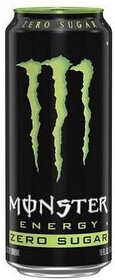 Напиток энергетический Monster Energy Zero зеленый 500 мл., ж/б