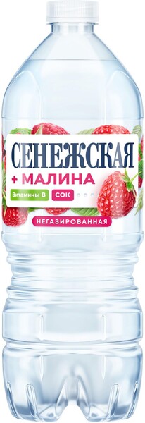 Вода питьевая «Сенежская» малина негазированная, 1 л