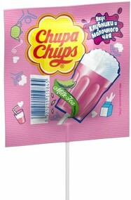 Карамель фигурная Chupa Chups со вкусом Молочного чая, 15 г