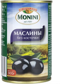 Маслины Monini без косточкой, 300 г