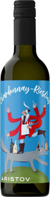 Вино Aristov Chardonnay-Riesling белое сухое 12%, 375мл