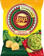 Чипсы из нат.картофеля Лейз со вкусом Гуакамоле по-мексикански 125г