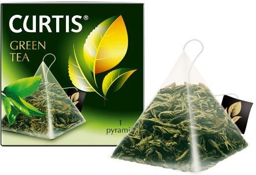 Чай зеленый Curtis Green Tea 300 пирамидок 301,7 гр., картон