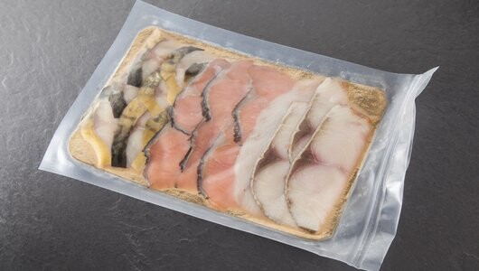 Горбуша, скумбрия, саворин ломтики  х/к