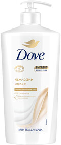 Крем-гель для душа Dove Нежность шелка с драгоценными маслами 610мл