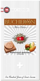 Шоколад Bucheron Blanc Edition молочный с орехами 85 гр., картон